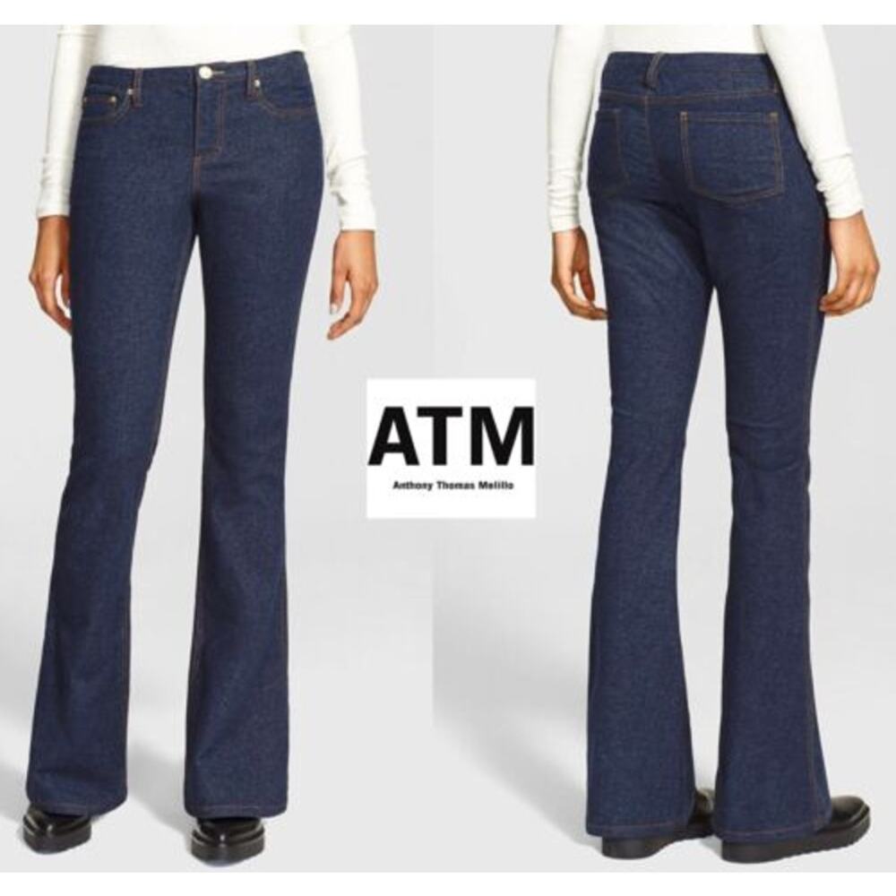 ATM Anthony Thomas Melillo Brushed Flare Jean - Blue - 0